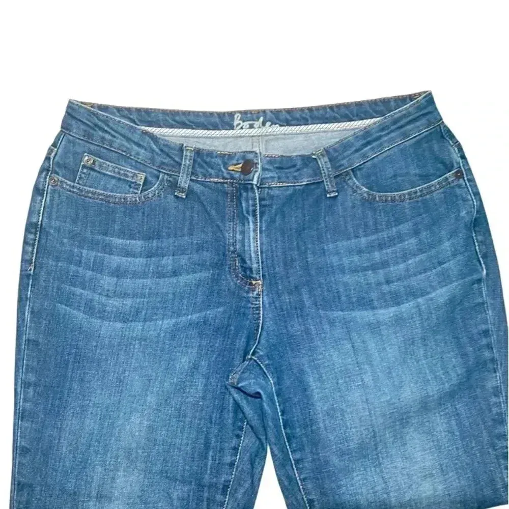 Boden Womens Cropped Jean Size 10P​ Blue - Image 3