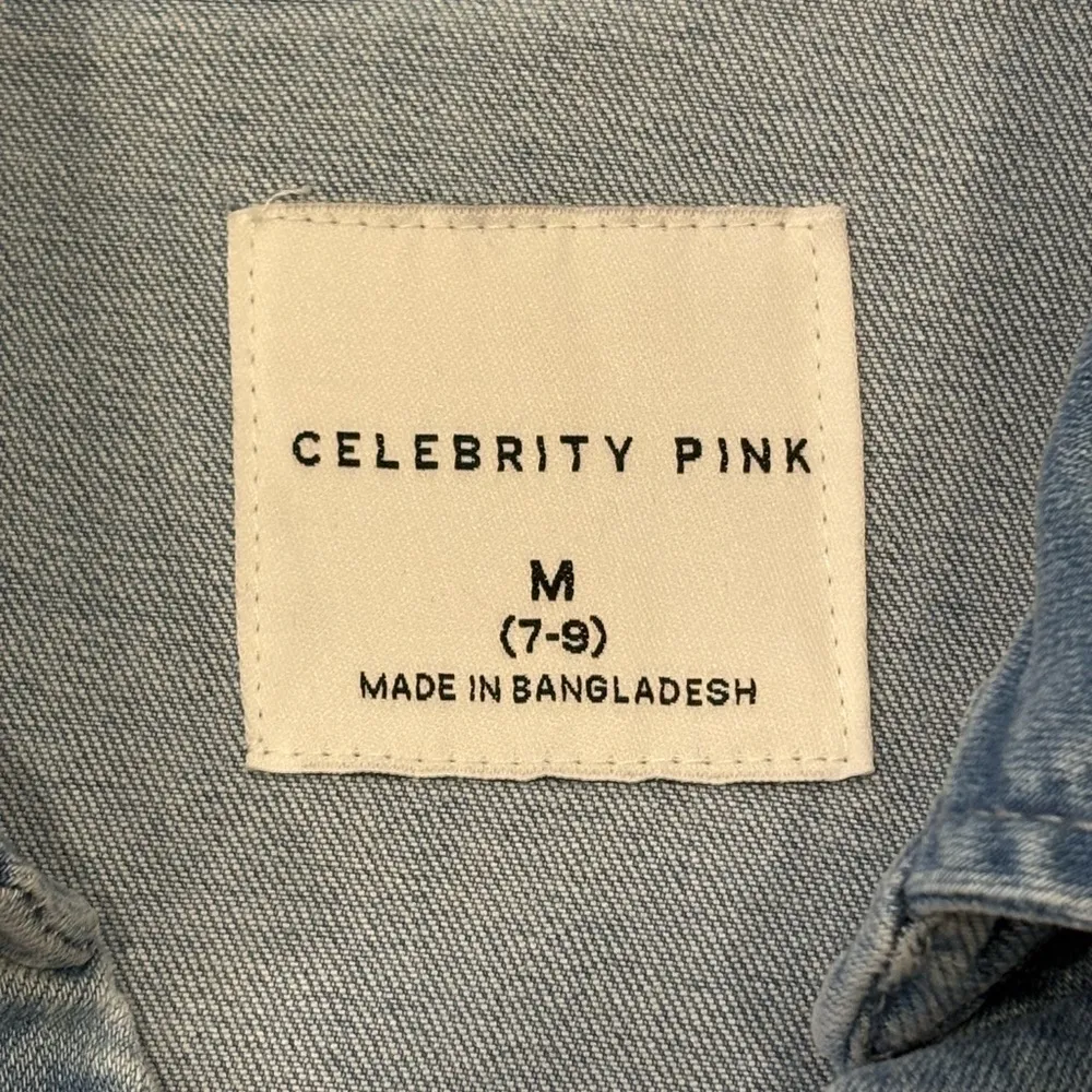 Celebrity Pink Denim Romper - Image 4