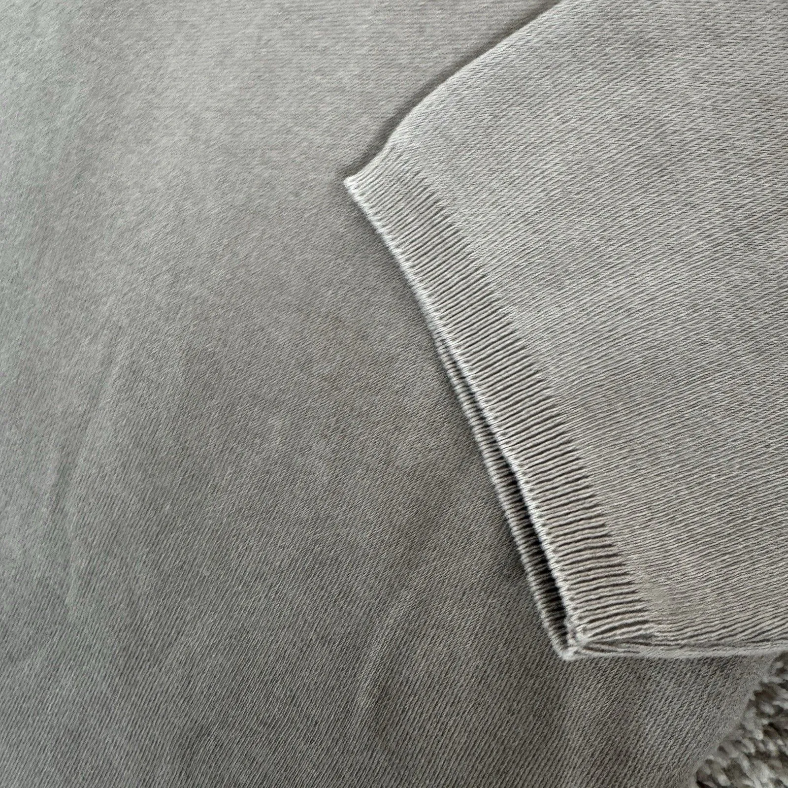 Chicos Women’s Brown Tan Pull Over Crew Neck 3/4 Length Sleeve Sweater Size 1 - Image 2