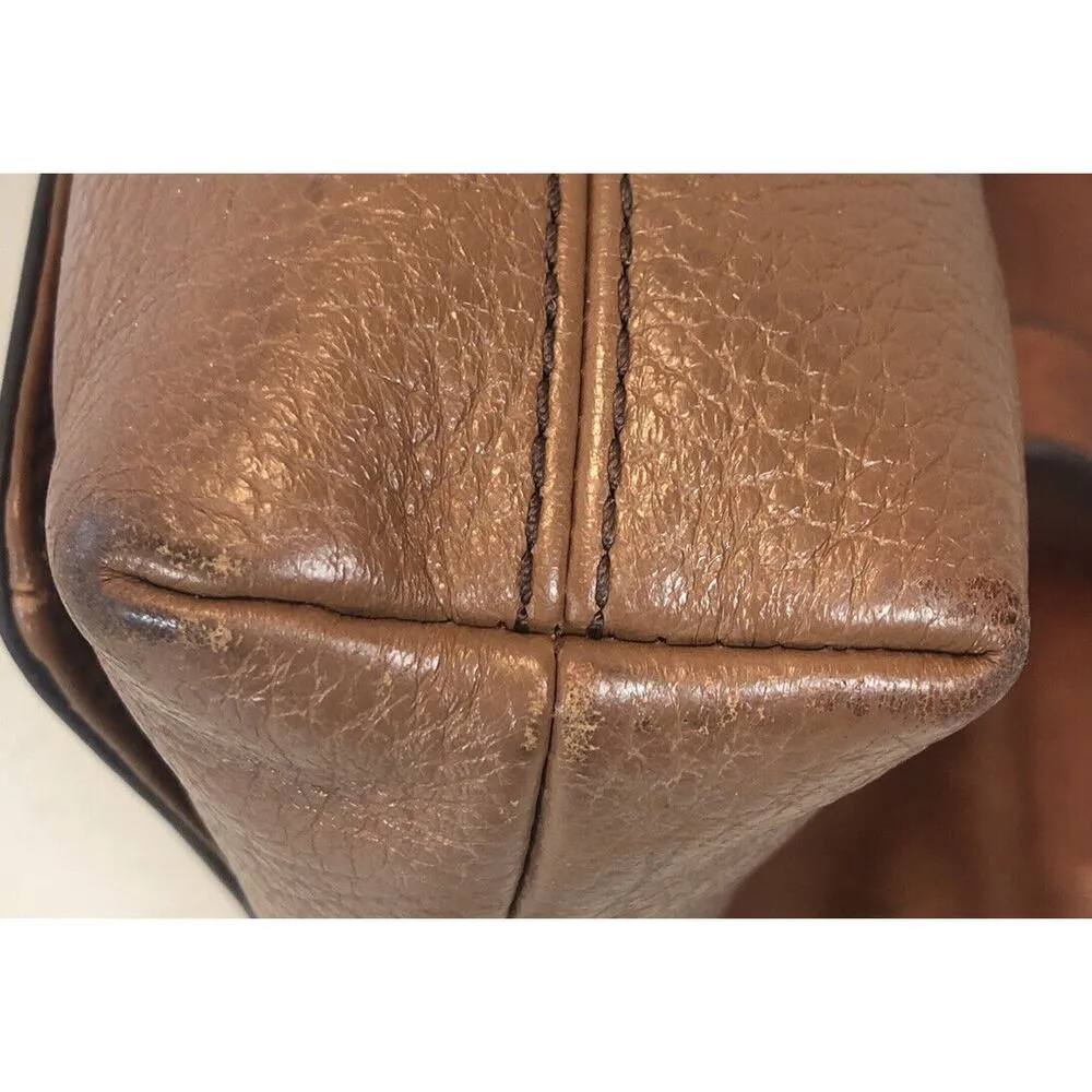 Fossil Womens Small Two-Tone Leather Crossbody Purse - Image 6