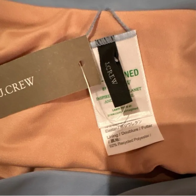 J. Crew Cross-Front Blue Cheeky Bikini Swim Bottom‎ Sz 3X Plus NEW - Image 4