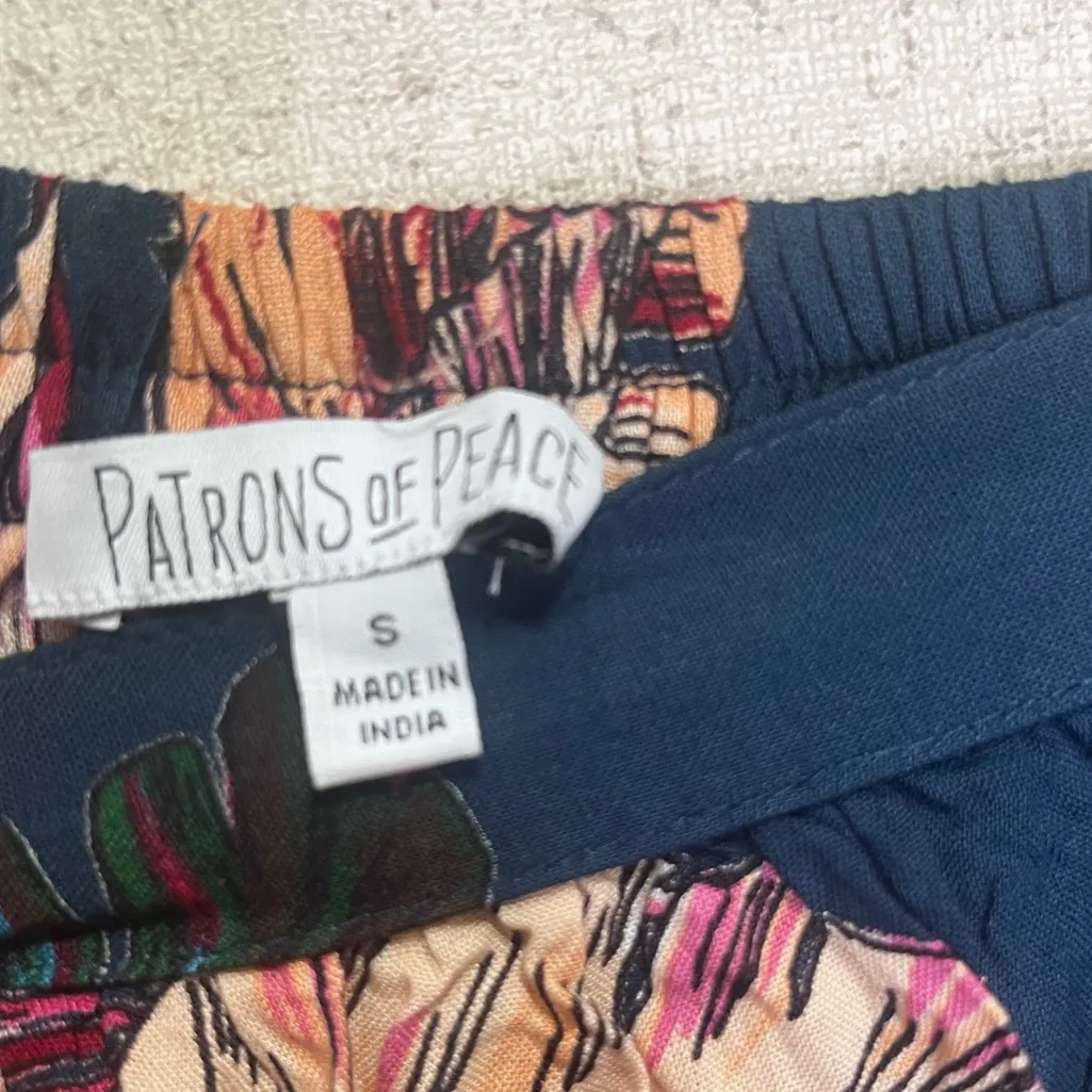 Patrons of Peace Black Floral Maxi Skirt S - Image 10