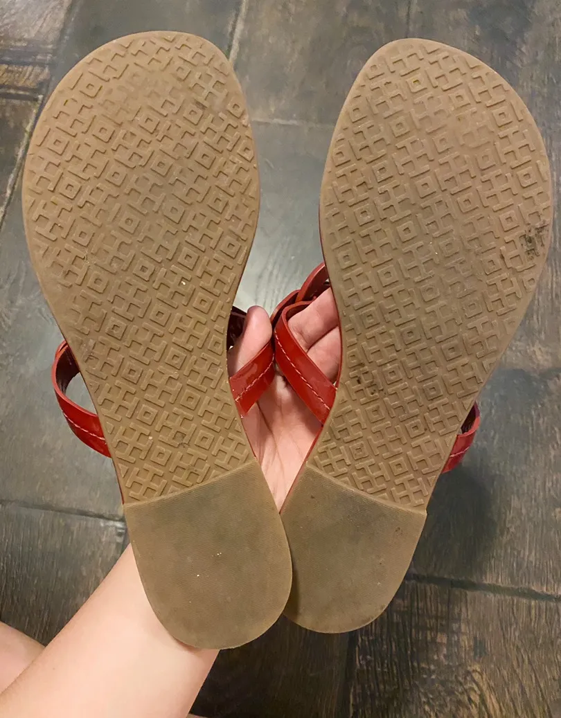 Tory Burch Red Miller Sandals - Image 3