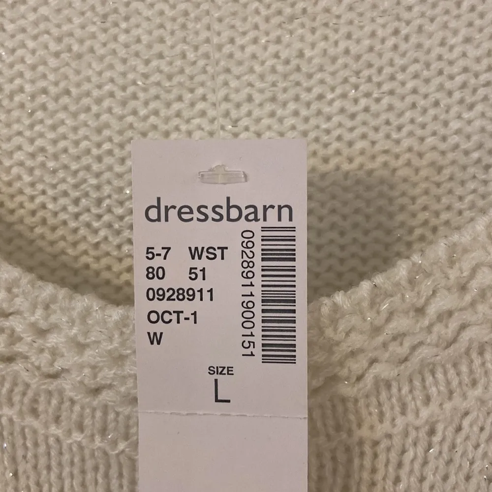 DRESSBARN Women’s Sweater size L brand new with tag - Image 3