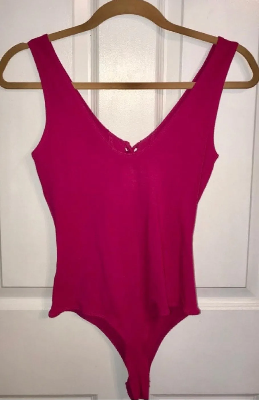 Pink Lace-Up Bodysuit - Image 4