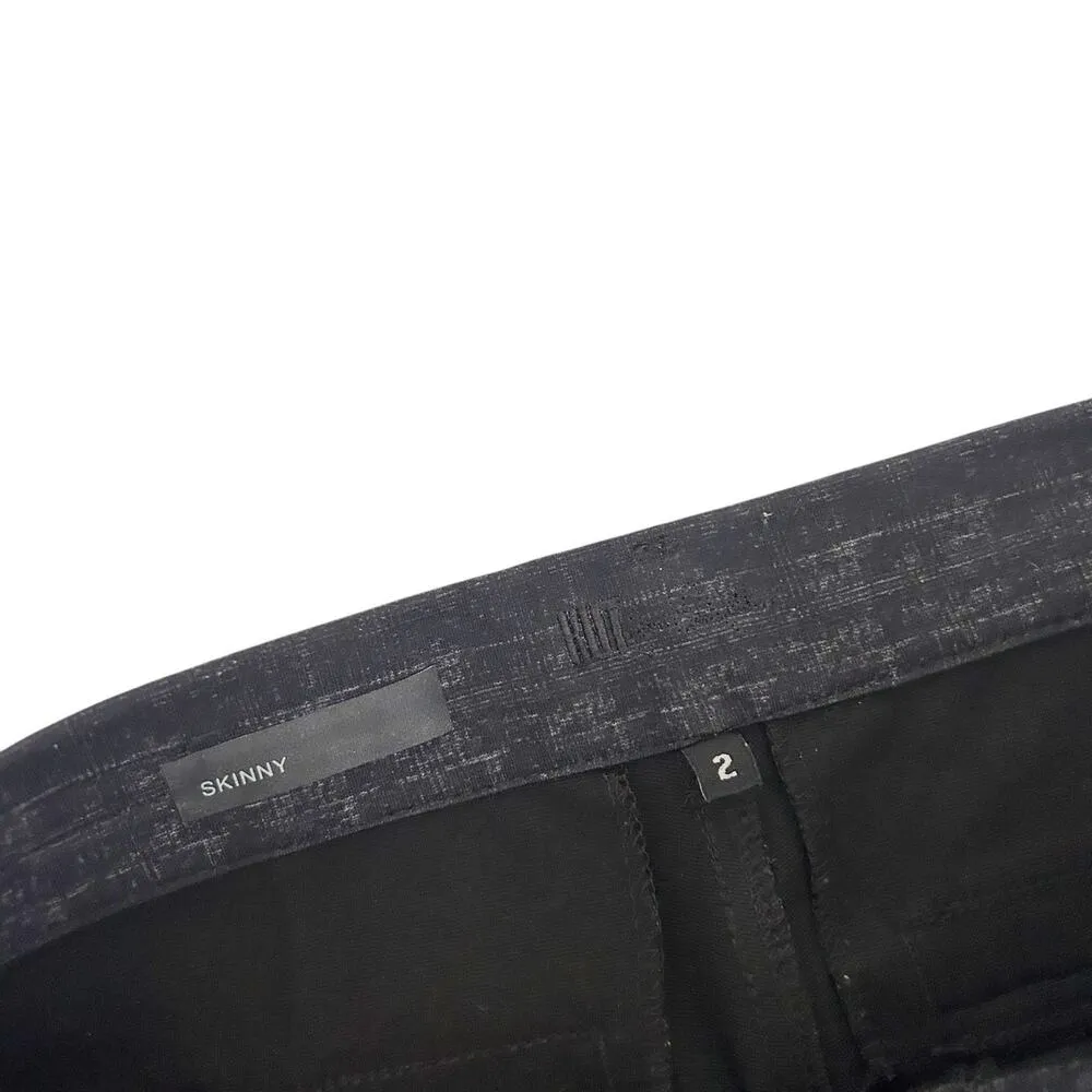 Kut from The Kloth Gray Printed Skinny Dress Pants Sz 2 - Image 3