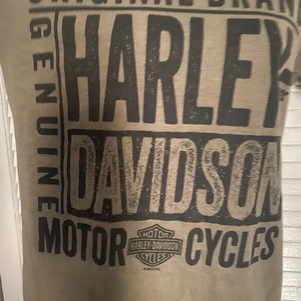 Harley Davidson olive green statement Cajun style! Small - Image 3
