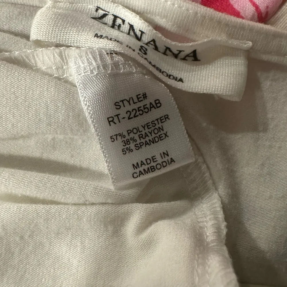 Zenana White Animal Print Tank Top, size S - Image 5