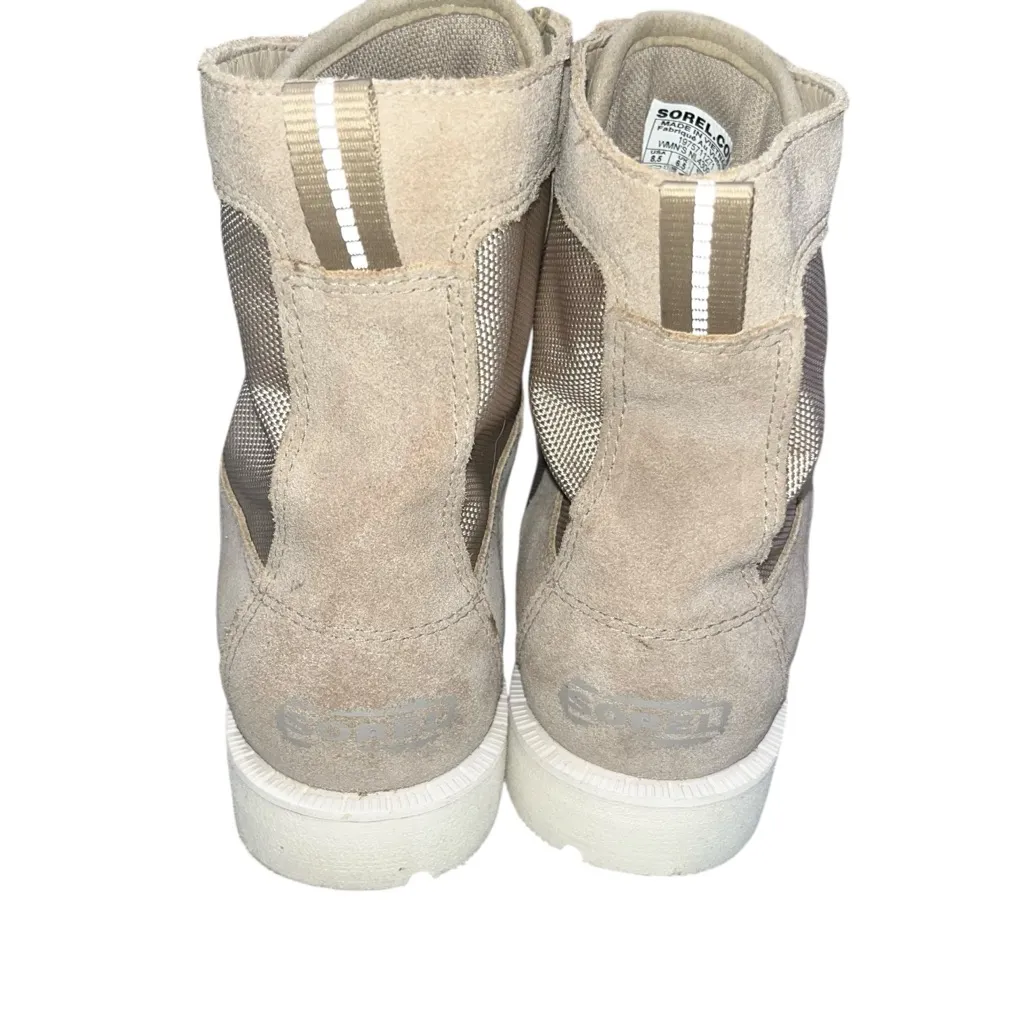 Sorel Caribou OTM Waterproof Suede & Nylon Lace Up Combat Boots size 8.5 - Image 8