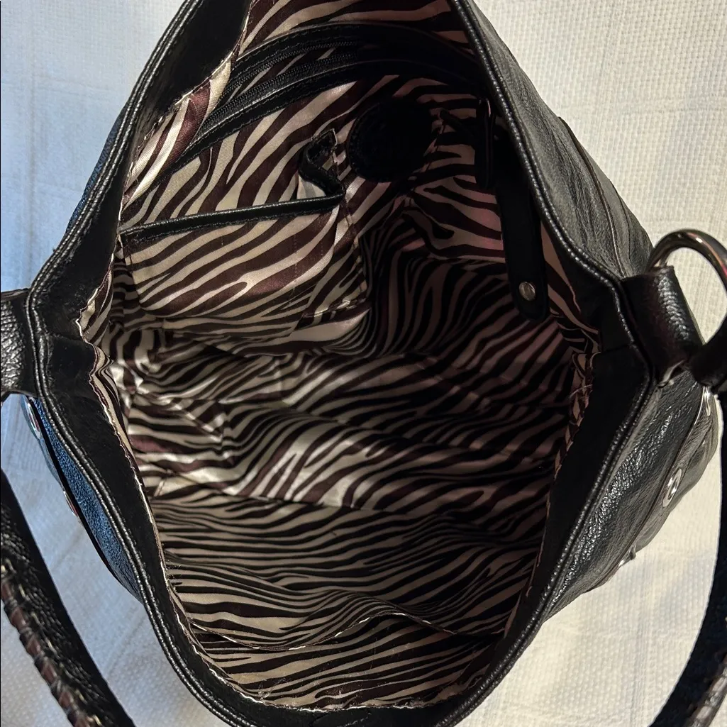 Dana Buchman Black Shoulder Bag - Image 7