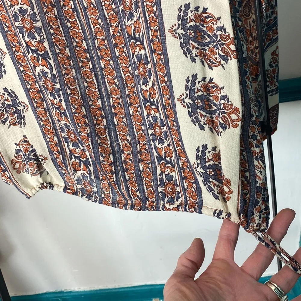 Lucky Brand, BoHo, print, longsleeve top - Image 4