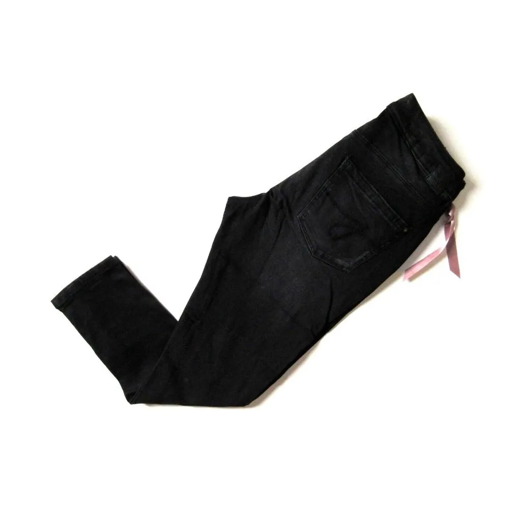 NWT JAG Jeans Sally Skinny Ankle in Black Distressed Low Rise Stretch Jeans 6 - Image 4