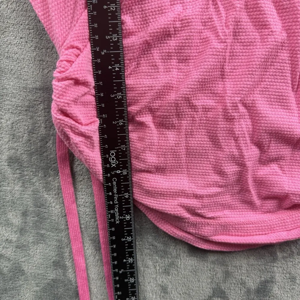 Calvin Klein Performance Women Pullover Activewear Top Short Sleeve Size Large Pink - Image 5