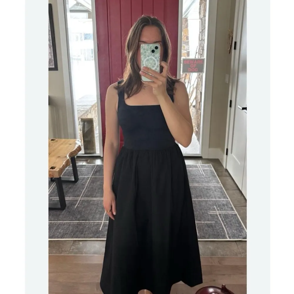 aritzia babaton black dress black satin strapless mini dress from TEN BY BABATON
