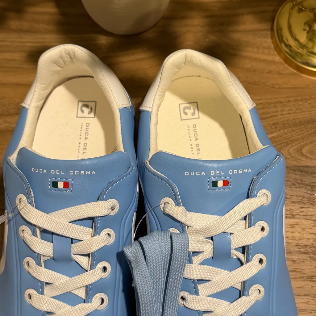 Duca Del Cosma NWOB Women’s 9 Queenscup Spikeless Golf Shoes Outdoor Athletic Blue - Image 3