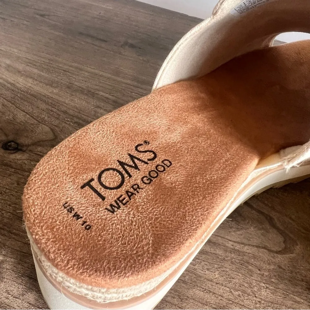 TOMS Adria Women's Platform Slide Sandals Size 10 #B1245 - Image 7