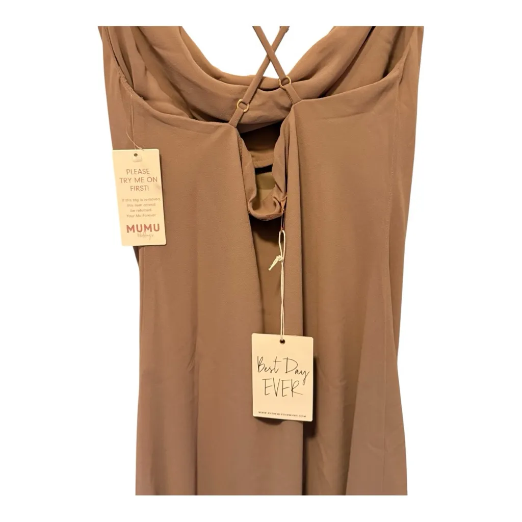 Show Me Your MuMu Weddings Verona Cowl Dress nwt - Image 8