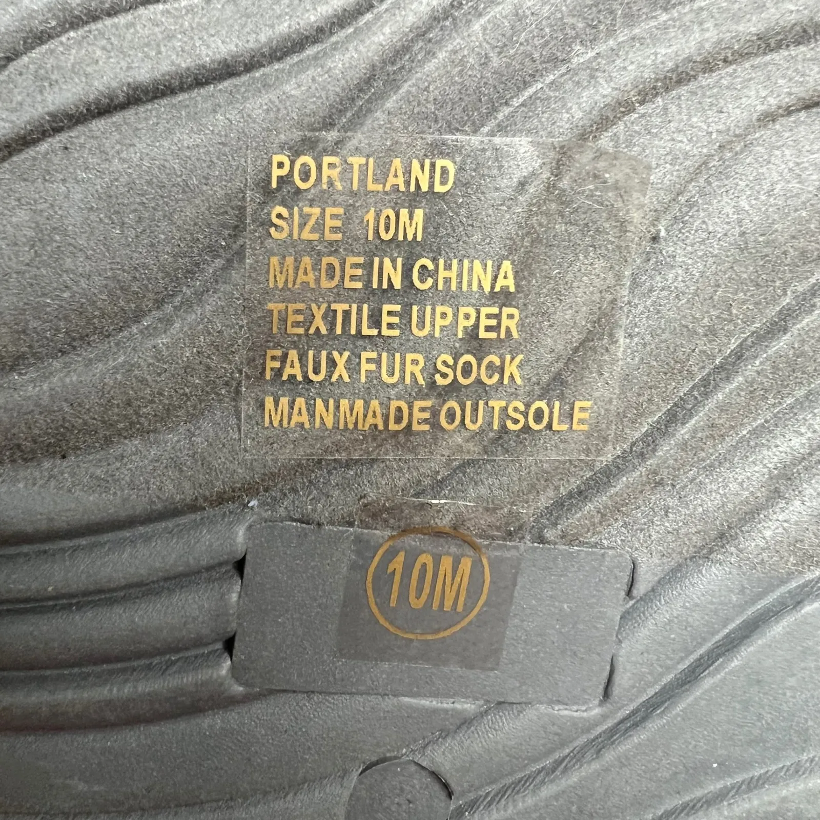 BEACH by Matisse Portland Clogs Mules Size 10 Gray Felt Faux Fur Lined NEW - Image 3