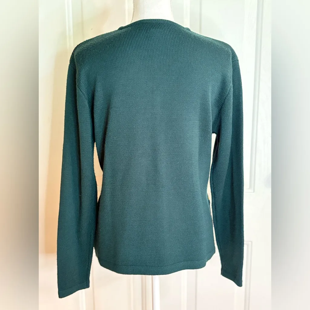 Women's Pendleton Cardigan Wool Acrylic Blend Sweater, Size M - Image 5