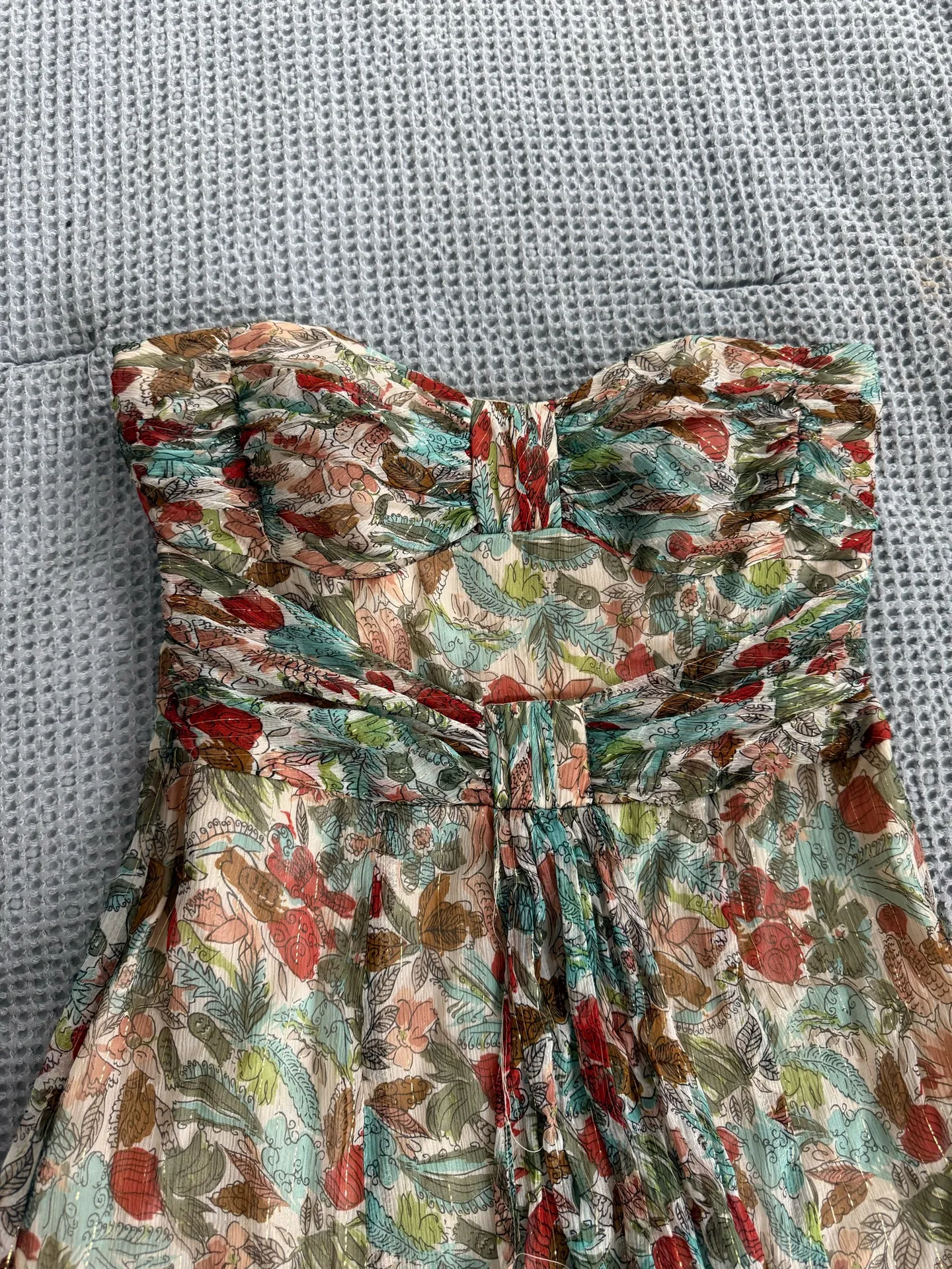 NANETTE LEPORE Silk Fauna Maxi Gown Dress - Image 4