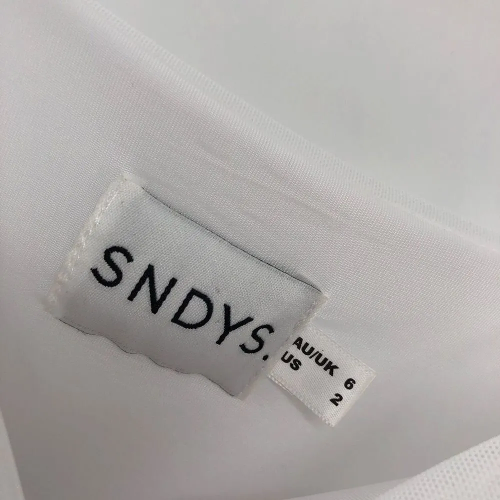 SNDYS Simone Dress in White US2‎ White Size 2 - Image 5