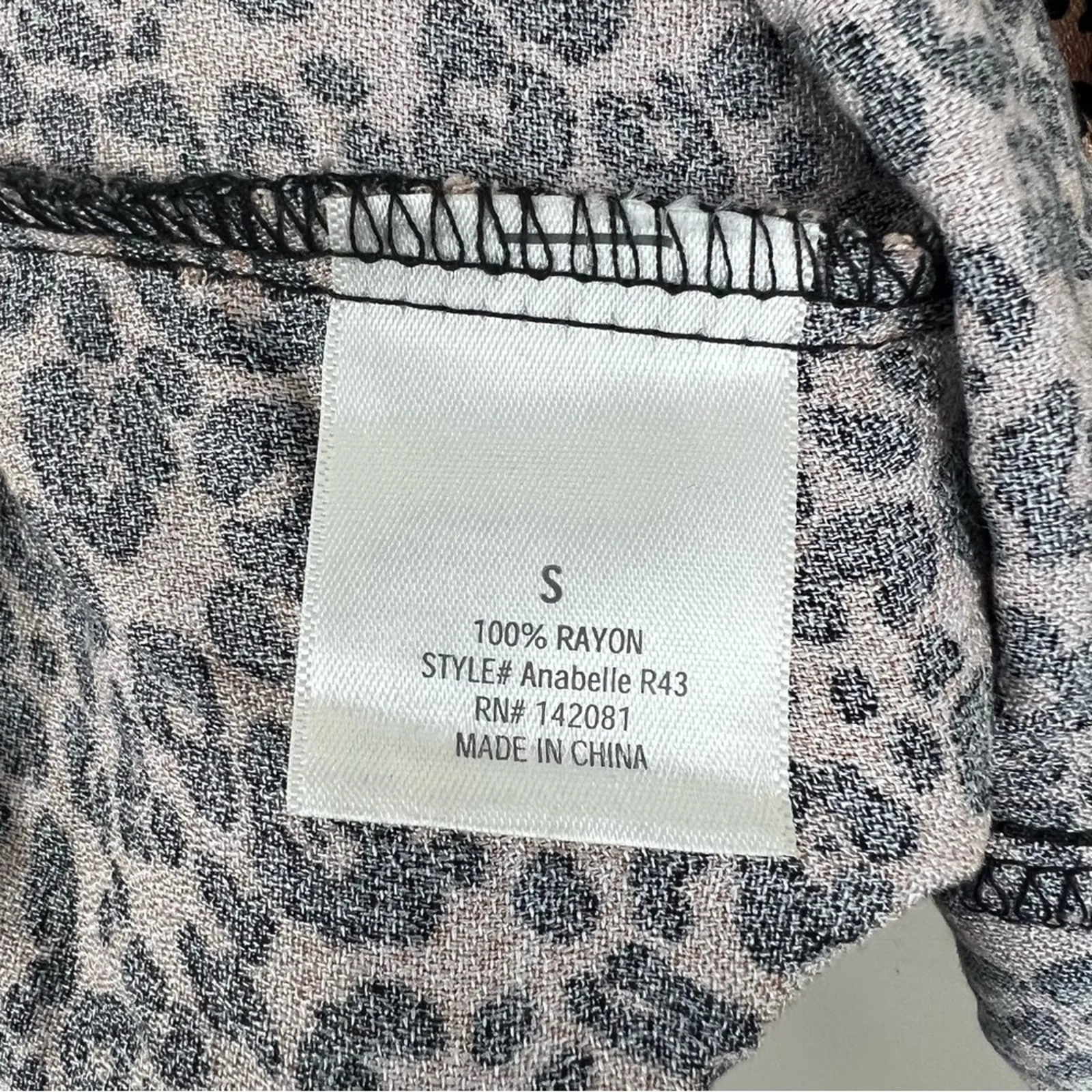 NWT Francesca’s Mi Ami Mini Slip Dress Womens S Brown Leopard Print Mob Wife Y2K - Image 5