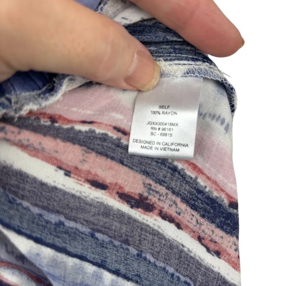 Gypsies & Moondust Pants Size XL boho beach vacation colorful tie dye resortwear - Image 8