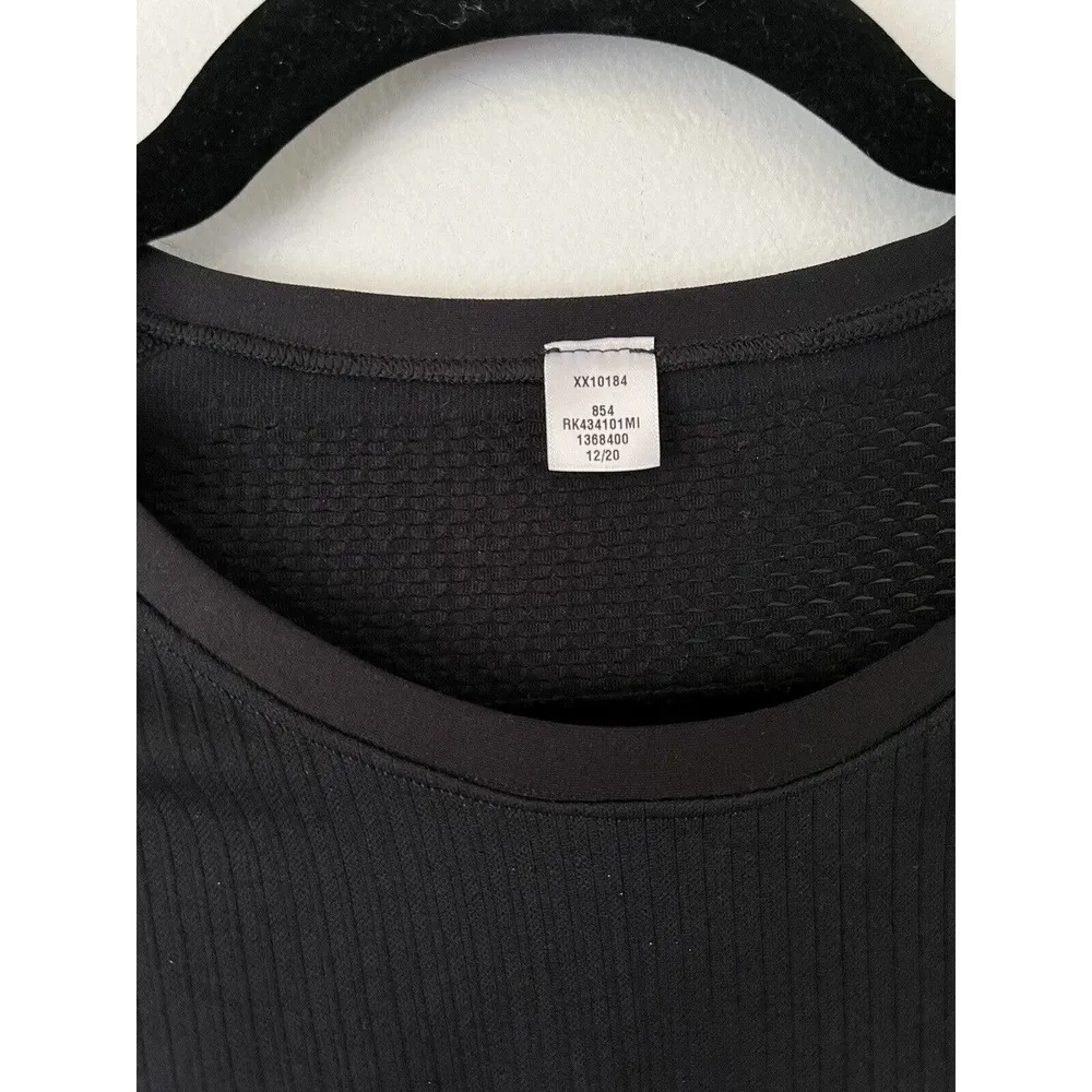 NWT Z By Zella Black Meridian Long Sleeve Mesh Panel Shirt Sz Small - Image 5