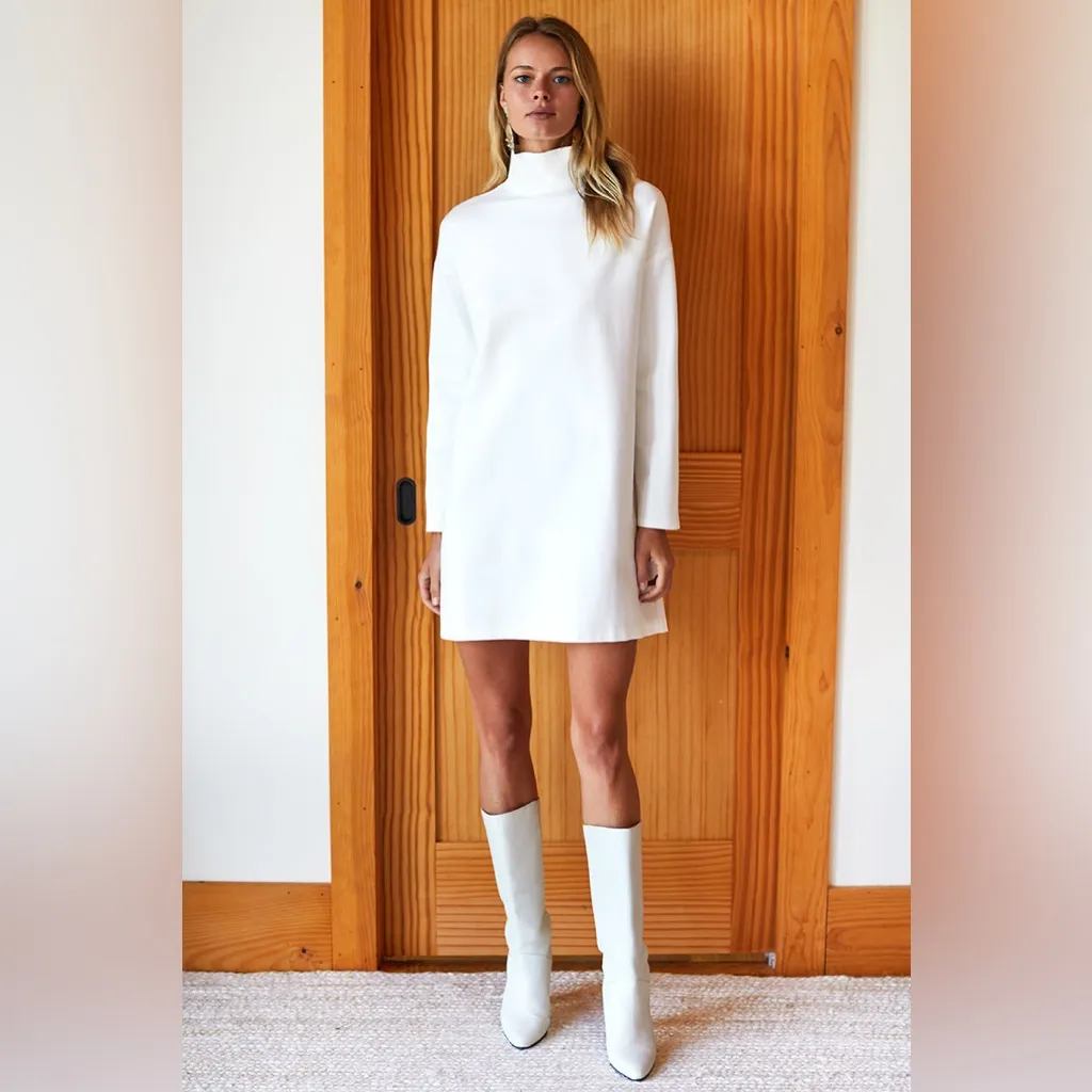 EMERSON FRY EDIE TURTLENECK DRESS - Image 2