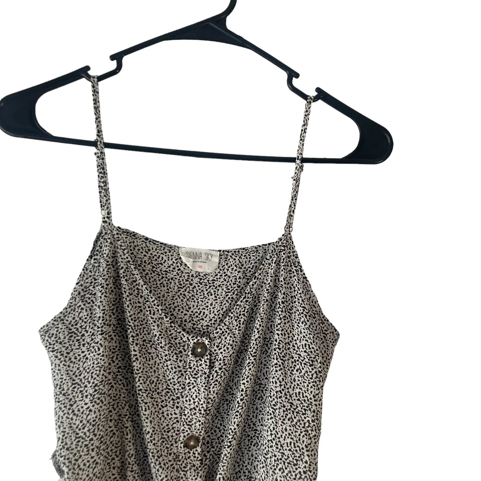 Sienna Sky Women's Size Medium‎ Leopard Print Flowy Top - Image 2