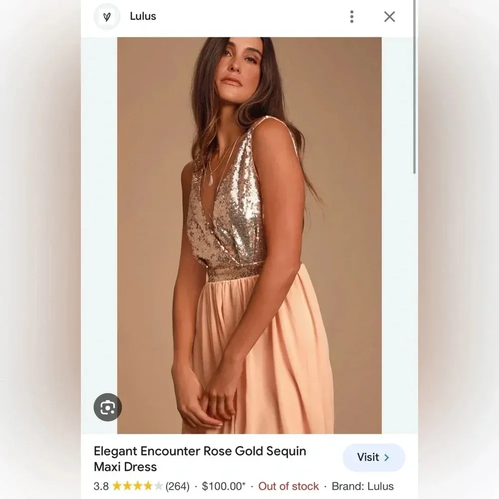 Nwt LULU’s Evening Gown size XS - Image 2