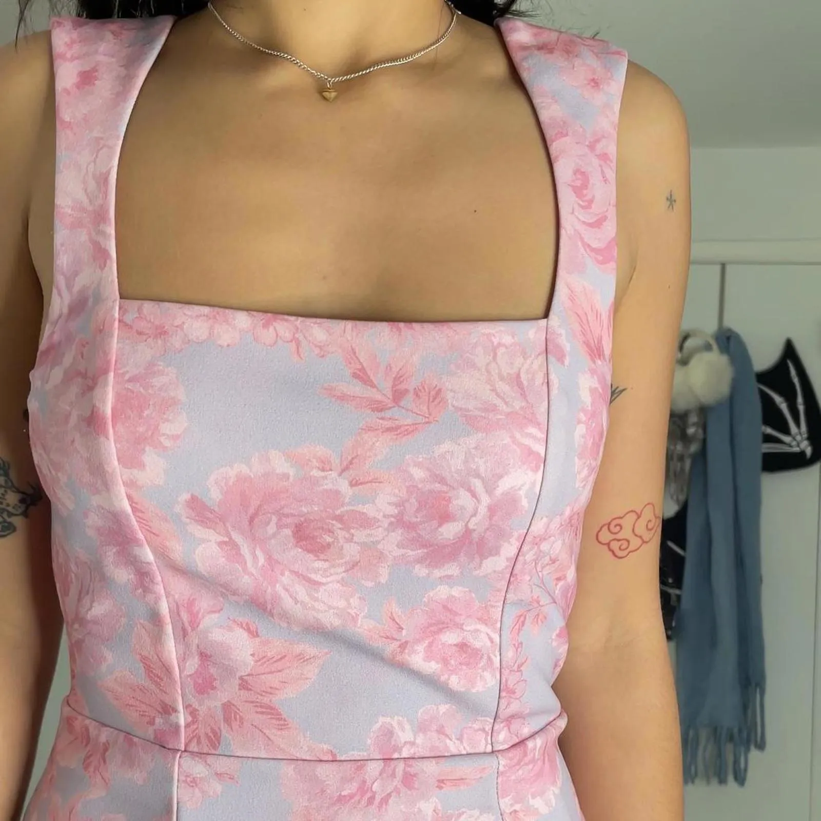 Pink and blue floral maxi dress from Show me your Mumu.  size small - Image 7