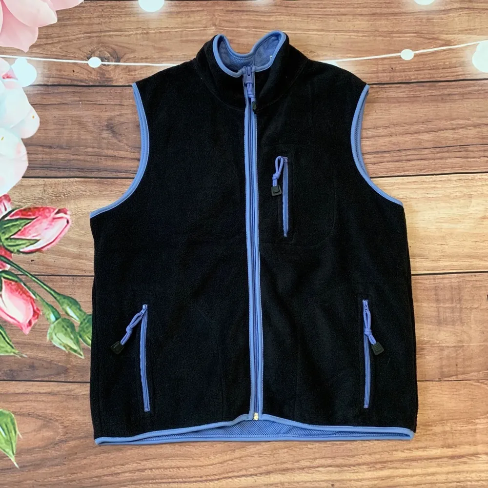 3/$22🌞 LA Blues Fleece Zip Up Vest - Image 2
