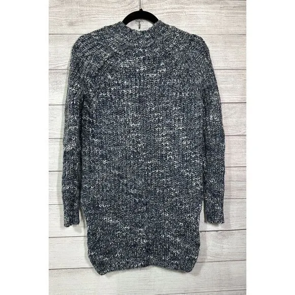 Ruff Hewn Women's Small Sweater Chunky‎ Cable Knit Blue Long Sleeve Pullover - Image 3