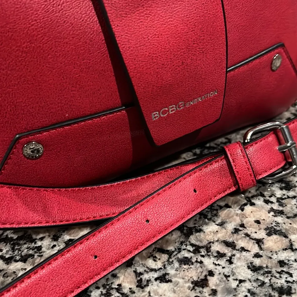 BCBGeneration Crossbody Bag Elle Shoulder Pomegranate Red NWT $148.00 - Image 13