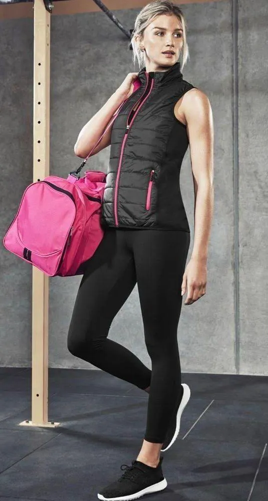 thermal quilted waterproof black puffer vest full zipper Size Medium - Image 2