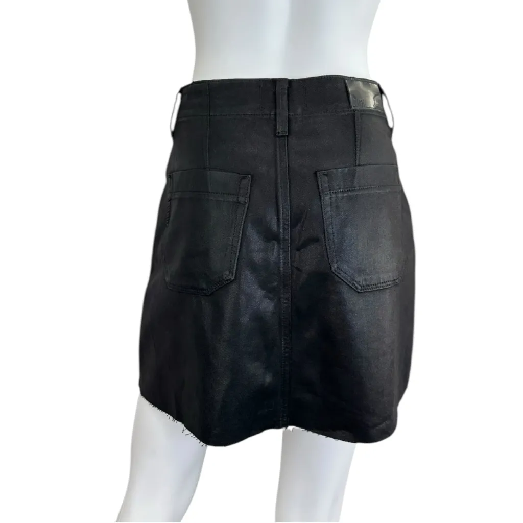 PAIGE Black Mini Skirt Size 26 - Image 3