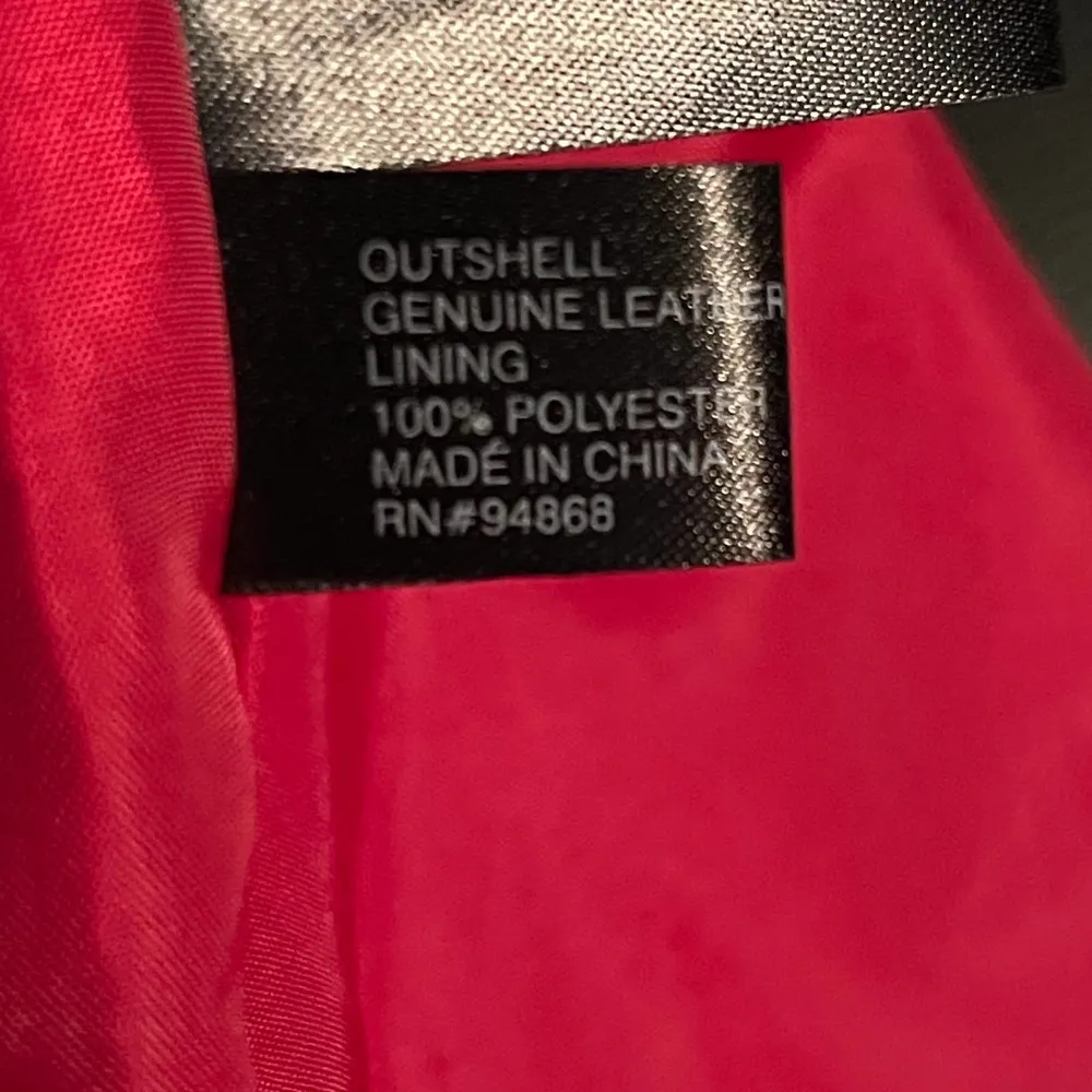 BERNARDO RED SUEDE LEATHER FULL ZIP JACKET SIZE 1X - Image 4