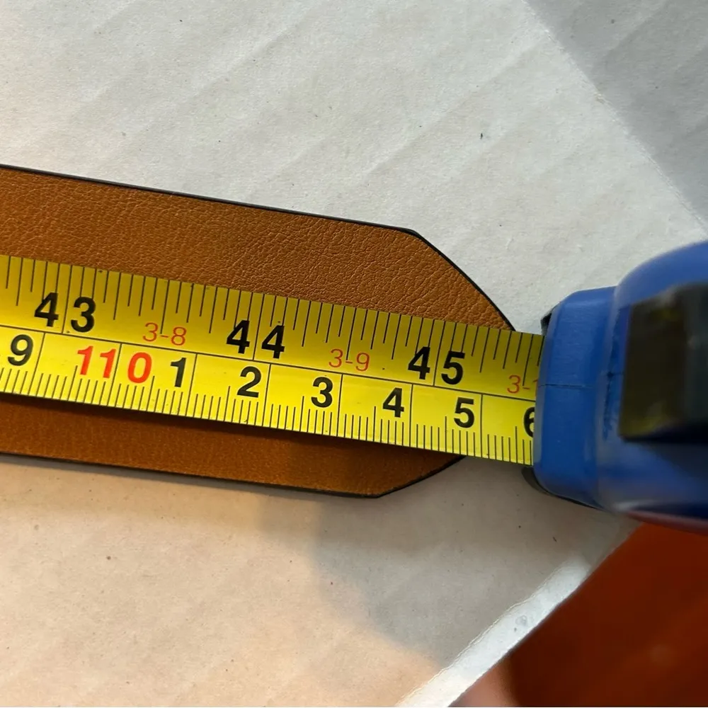 Kohl’s Women’s belt, size XL, 1.5 inches wide, light brown - Image 6