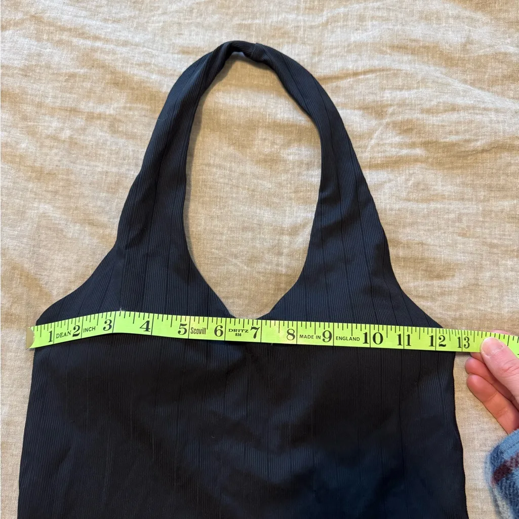 Klassy Network  Ribbed Halter Black Brami - Image 9