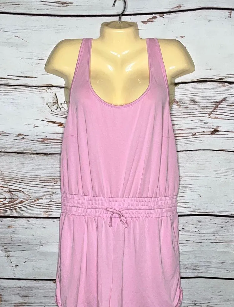 ZYIA Active NWT Size XL Pink One Piece Playa Shorts Romper - Image 2