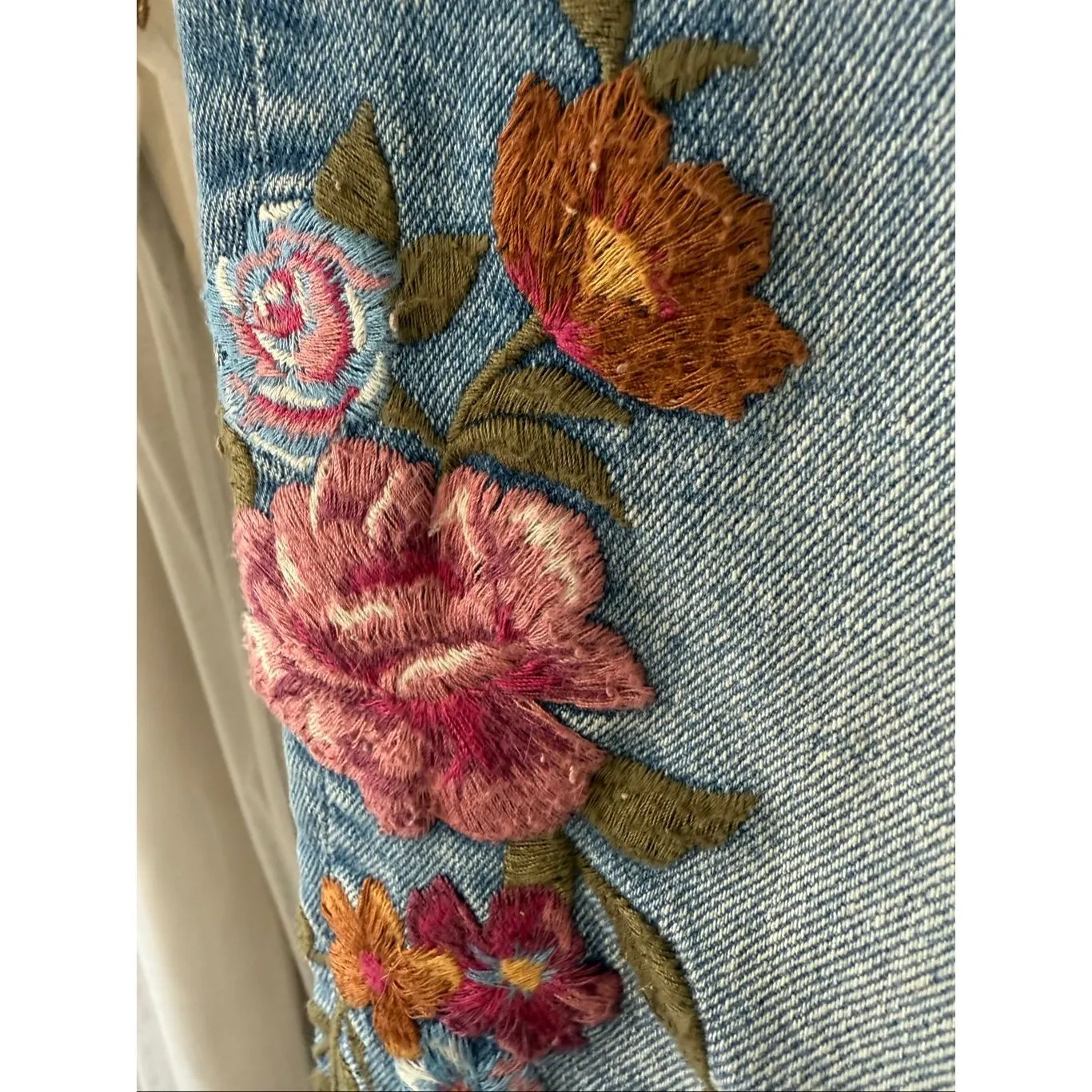 Driftwood Sundance Catalog Kelly Harvest Floral Flower Embroidered Mini Boot Jea - Image 7