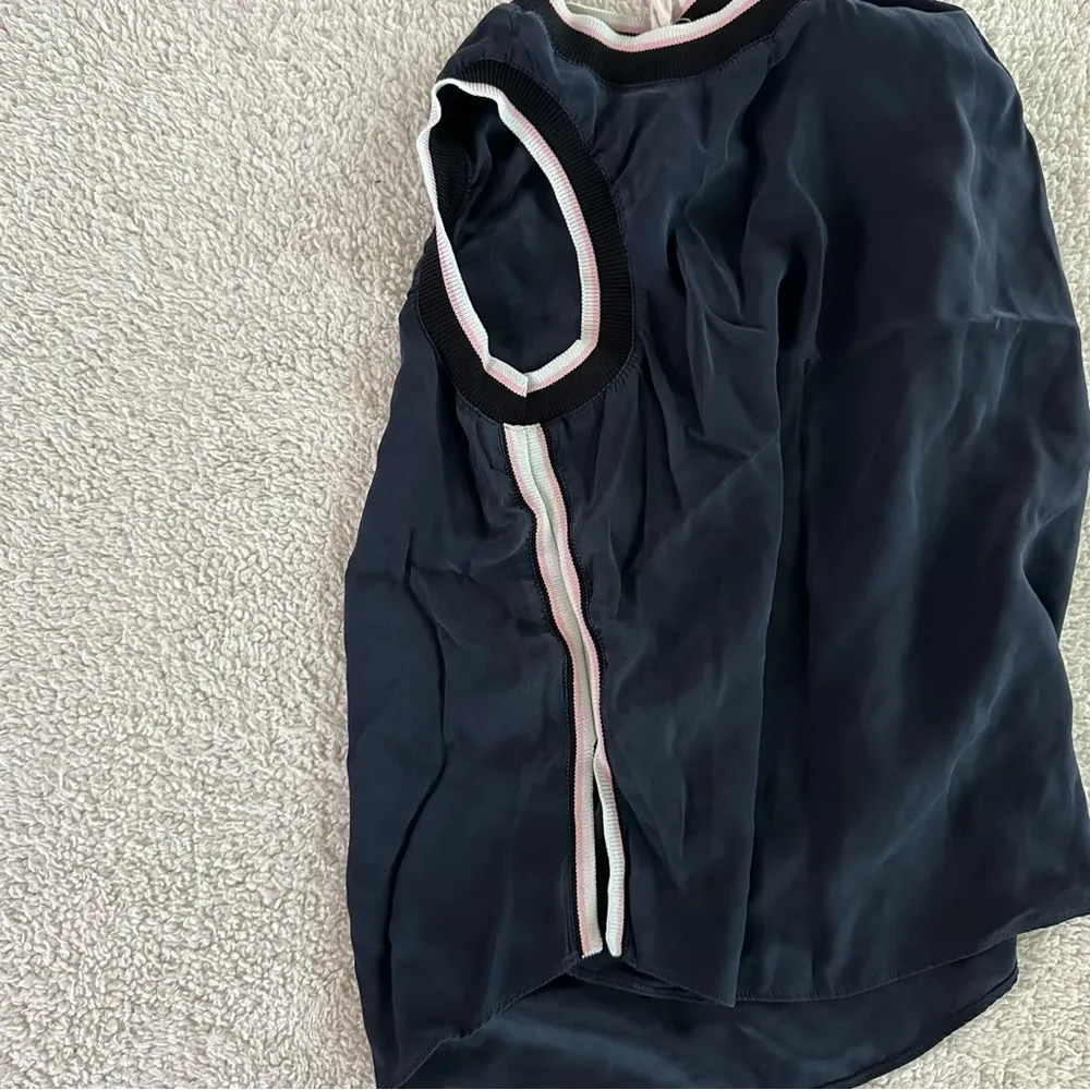 Cinq a Sept Navy Blue Blouse - Image 8