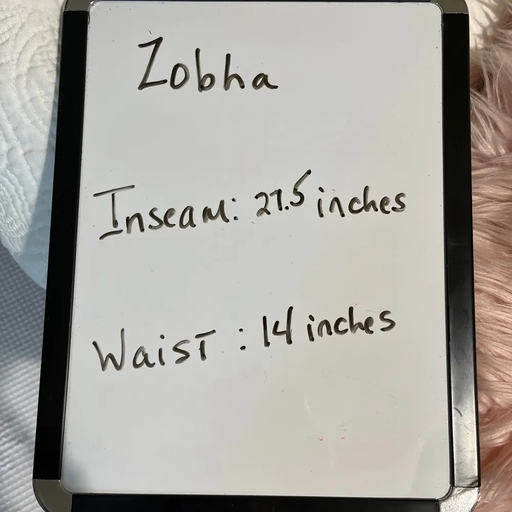 Zobha Leggings Athletic Gym Side Pockets Purple Womens Small - Image 8