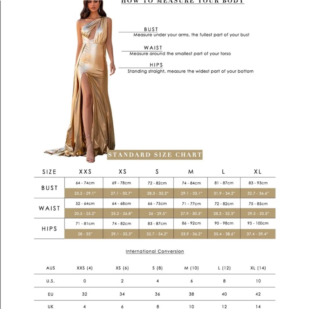 Alamour The Label Jocelina Beige Glitter Strapless Off Shoulder Cape Gown‎ Sz M Gold Size M - Image 9