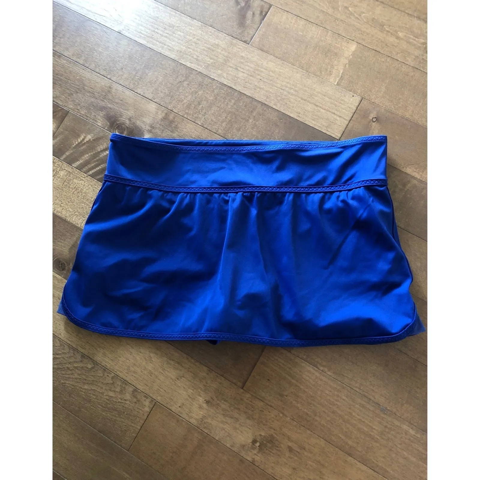 Land’s End 3-piece swim outfit Tankini, skort and rash guard size 8 petite - Image 7