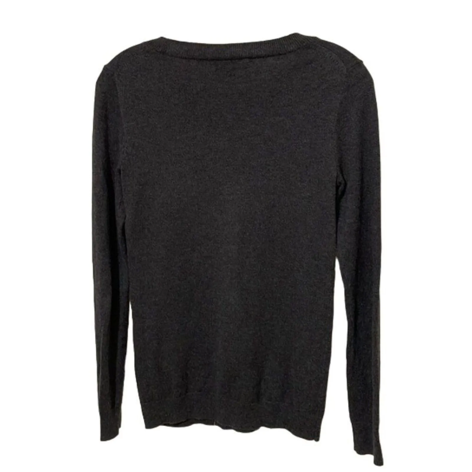 J. Crew Mercantile Gray French Bulldog Teddie Knit Sweater Women's Size XXS Pink - Image 6