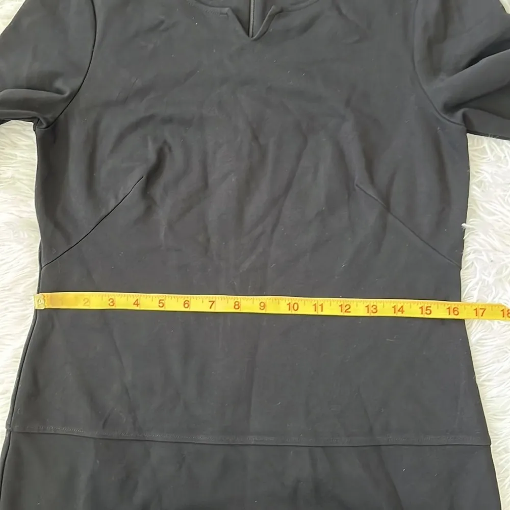 BROOKS BROTHERS Shift Mini dress in black size 4 - Image 6