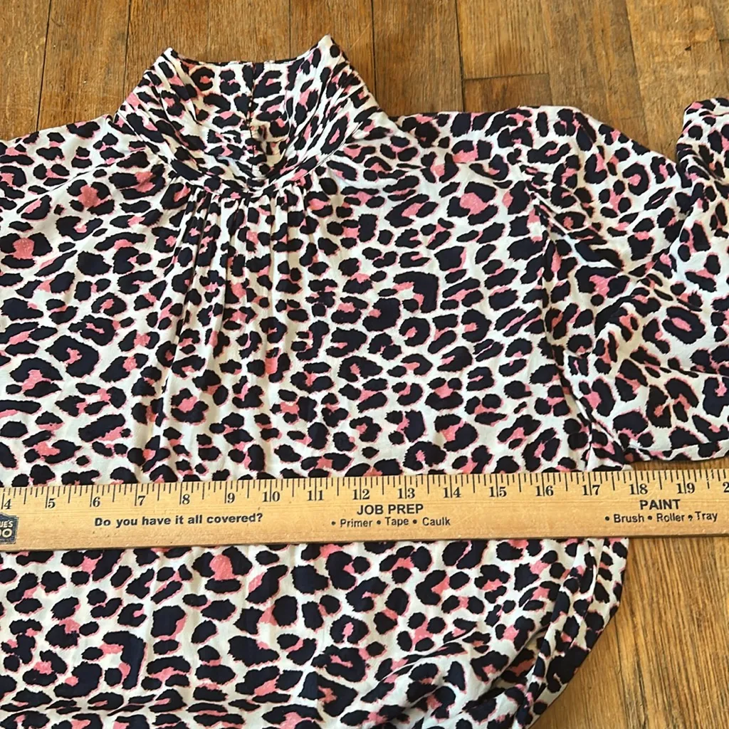 Zadig & Voltaire Rivali‎ Print Leo White and Purple Leopard Mini Dress Size Med - Image 9