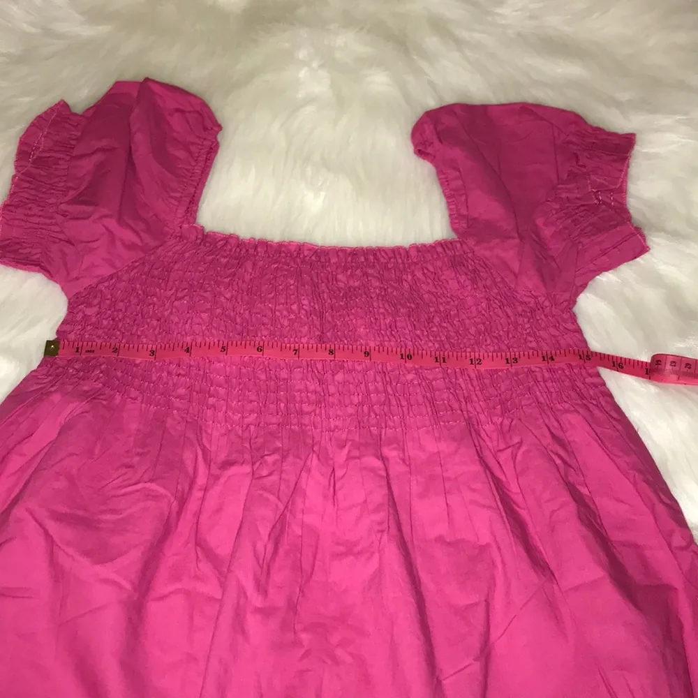 Rue 21 Pink Baby Doll Top Medium May fit like JUNIORS DUE TO BRAND 🆕 - Image 3